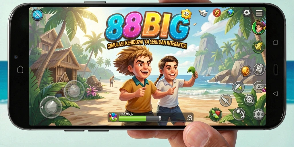 Tampilan screenshot gameplay 88BIG yang menampilkan simulasi realistik.