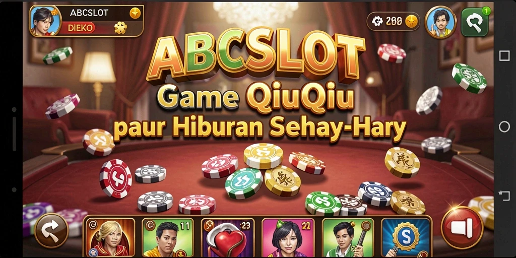 Tampilan gameplay menarik dari ABCSLOT dengan kartu QiuQiu.