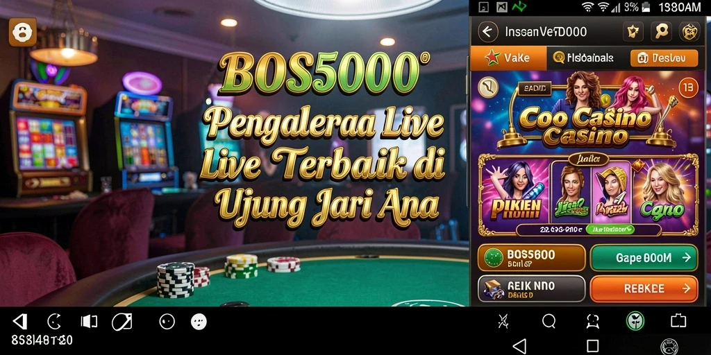 Tampilan gameplay langsung dari BOS5000 yang menarik dan interaktif.