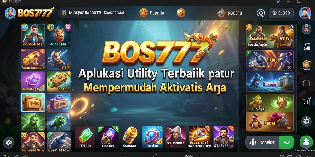 Tampilan antarmuka aplikasi BOS777 yang user-friendly.
