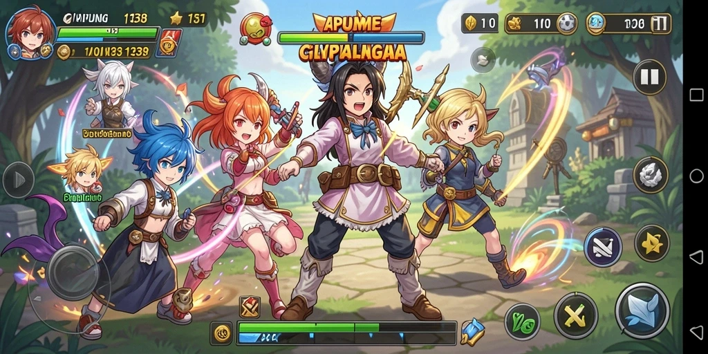 Tampilan gameplay seru yang penuh aksi dari CIPUNG138.