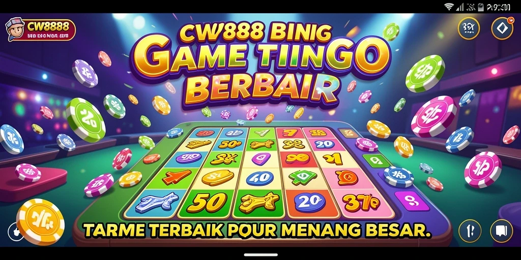 Screenshot gameplay CW8888 menampilkan keseruan saat bermain Bingo.