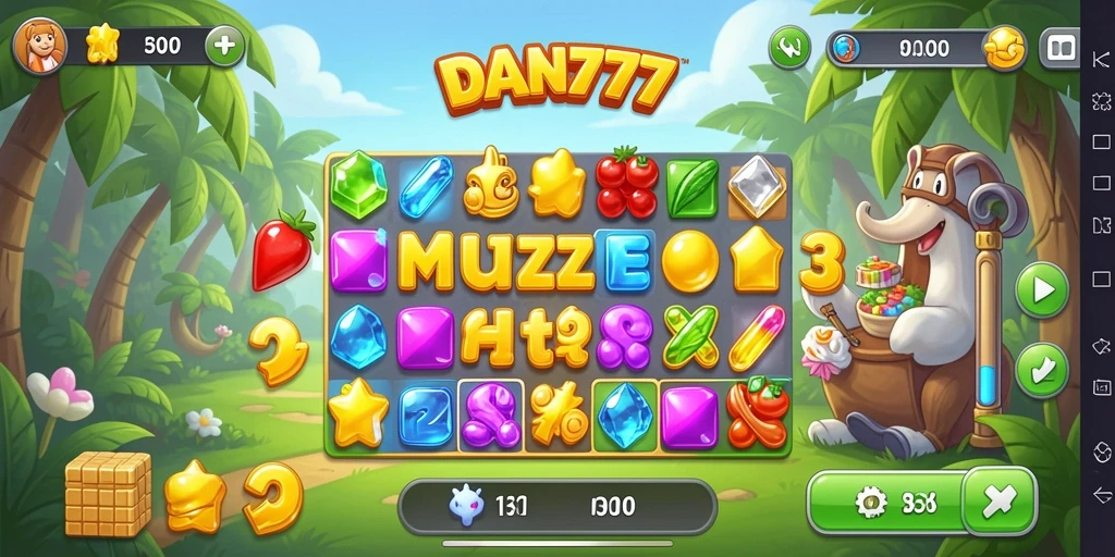 Tampilan gameplay seru dari DAN777 yang memukau dan penuh warna.