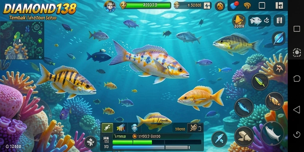 Gameplay seru menembak ikan di DIAMOND138.