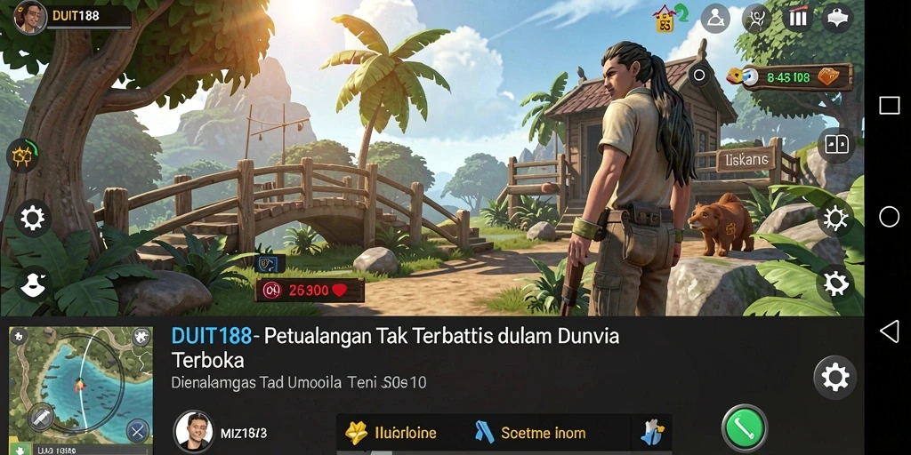 Gameplay DUIT188 yang mendebarkan di dunia terbuka.