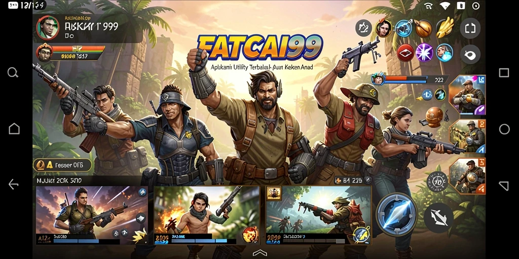 Tampilan aplikasi FATCAI99 yang menarik dan intuitif.