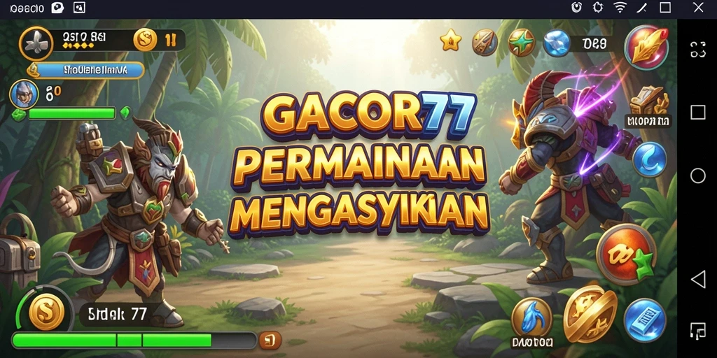 Tampilan menarik dari gameplay simulation GACOR77.