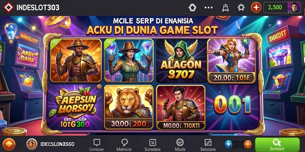 Screenshot gameplay INDESLOT303 menampilkan aksi slot yang mendebarkan.
