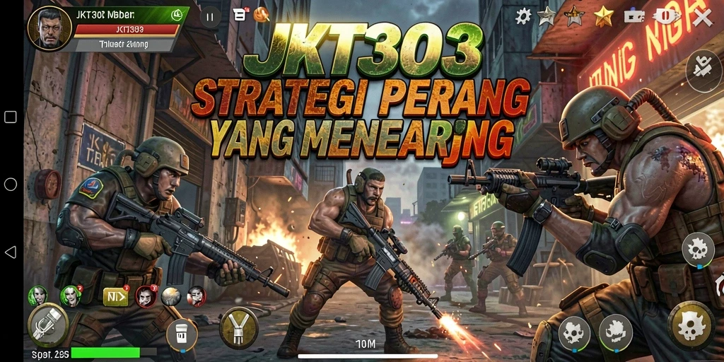 Tampilan gameplay JKT303 yang intens dan taktis.