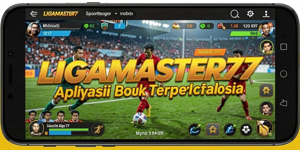 Screenshot utama LIGAMASTER77 menampilkan antarmuka taruhan olahraga yang menarik.