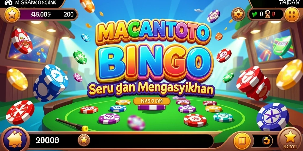 Tampilan seru gameplay Bingo di MACANTOTO.