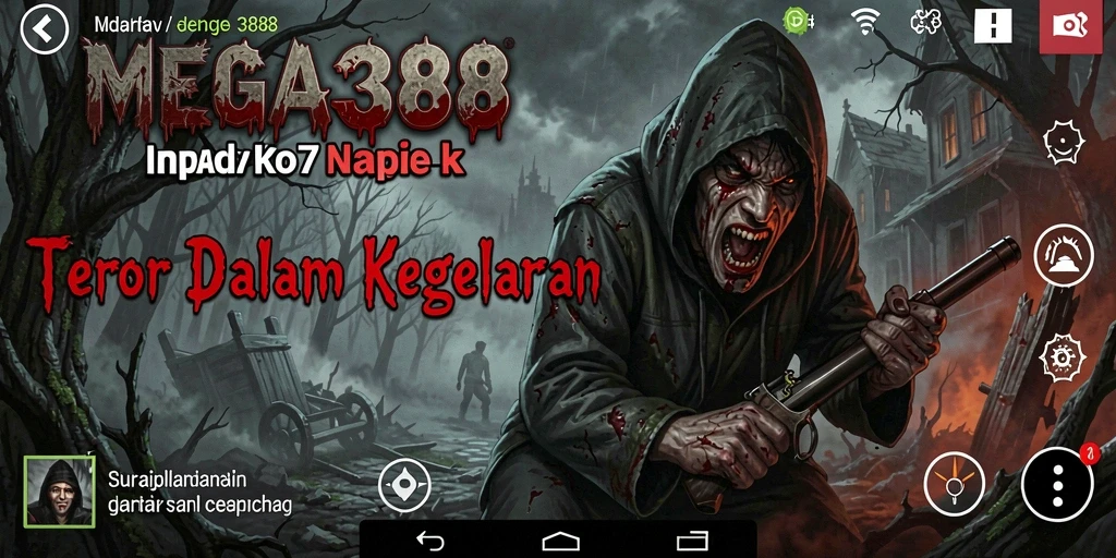 Gameplay menakutkan dalam dunia kegelapan di MEGA388.