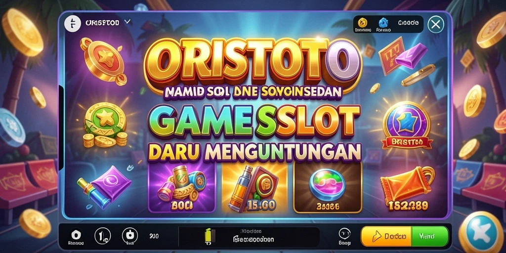 Screenshot utama ORISTOTO menampilkan gameplay yang menarik dan penuh warna dari mesin slot.