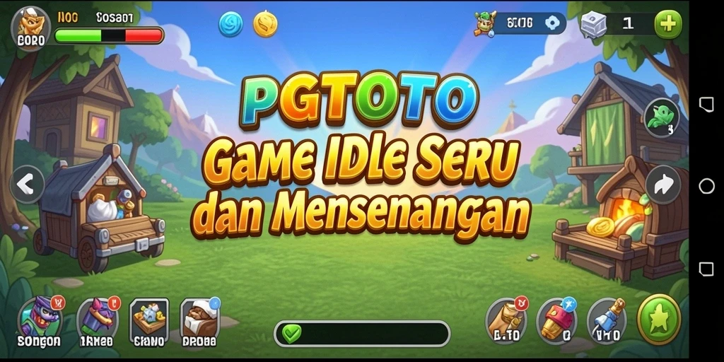 Tampilan gameplay PGTOTO dengan mekanisme Idle yang menarik.
