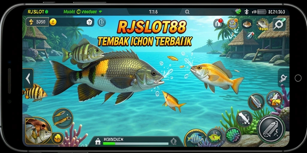 Tampilan gameplay seru dari RJSLOT88 dalam Tembak Ikan.
