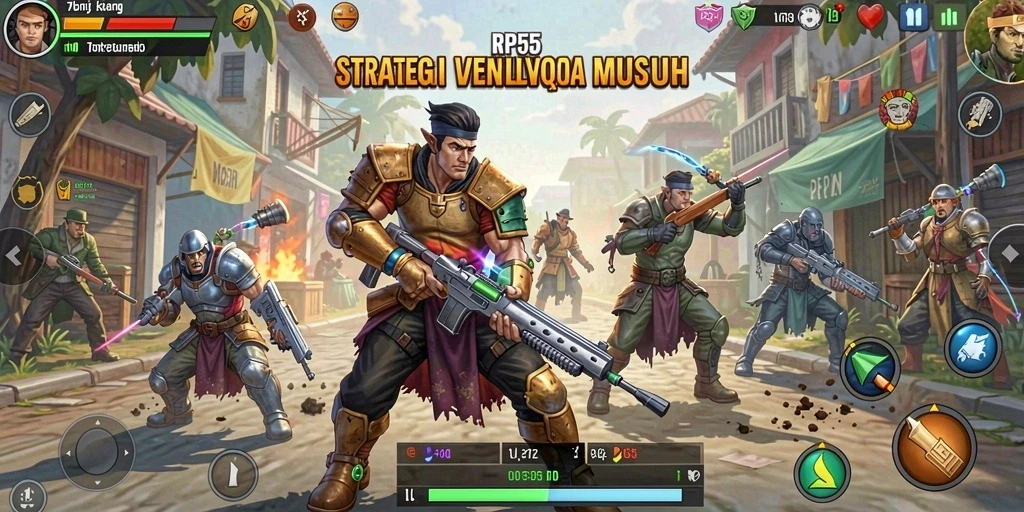 Tampilan menarik dari gameplay RP55 yang penuh strategi.