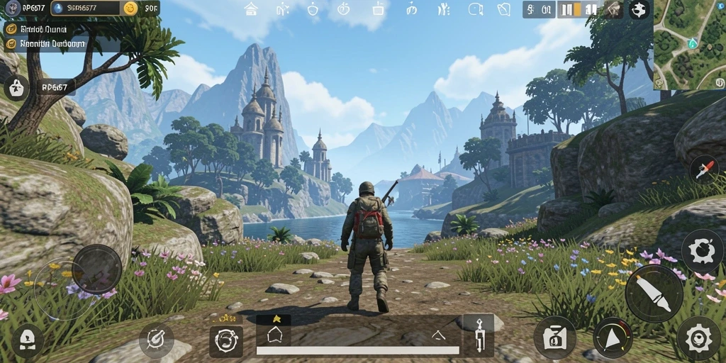 Screenshot menunjukkan gameplay RP6677 yang seru dan interaktif.
