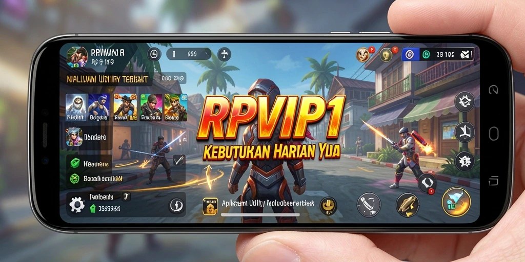 Tampilan utama RPVIP1 menunjukkan antarmuka yang intuitif dan kaya fitur.