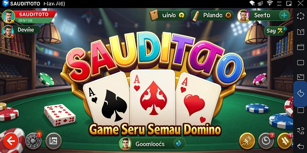 Screenshot menampilkan gameplay seru dari SAUDITOTO.