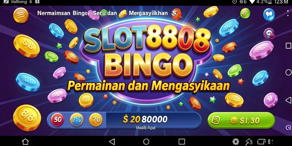 Tampilan gameplay Bingo yang menarik di SLOT8808.