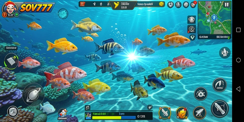Gameplay mendebarkan dengan aksi Tembak Ikan yang intens.