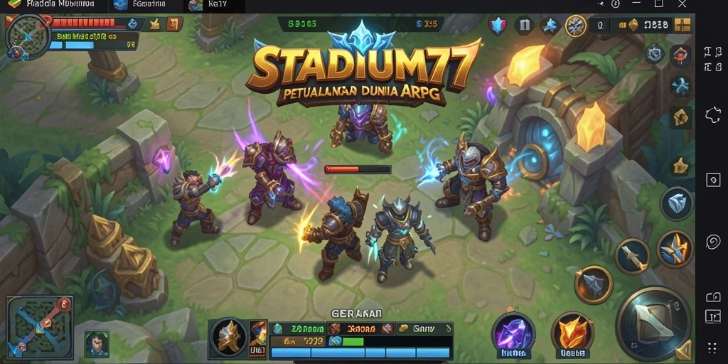 Tampilan seru dari gameplay <strong>STADIUM77</strong> yang imersif dan penuh aksi.