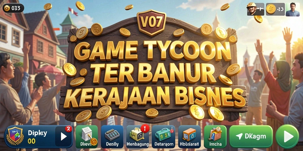 Tampilan menarik dari gameplay V07 yang menggambarkan keseruan Tycoon.